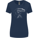 A Komodo Dragon Womens Wider Cut T-Shirt Navy Blue