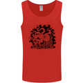 A Kraken in the Waves Mens Vest Tank Top Red