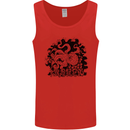 A Kraken in the Waves Mens Vest Tank Top Red