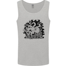 A Kraken in the Waves Mens Vest Tank Top Sports Grey