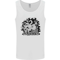 A Kraken in the Waves Mens Vest Tank Top White