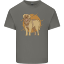 A Leonberger Dog Mens Cotton T-Shirt Tee Top Charcoal