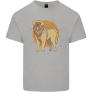 A Leonberger Dog Mens Cotton T-Shirt Tee Top Sports Grey