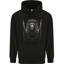 A Lion With Candles Childrens Kids Hoodie Black