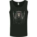A Lion With Candles Mens Vest Tank Top Black