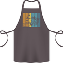 A Locomotive Trainspotter Trains Trainspotting Cotton Apron 100% Organic Dark Grey