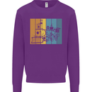 A Locomotive Trainspotter Trains Trainspotting Kids Sweatshirt Jumper Purple
