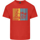 A Locomotive Trainspotter Trains Trainspotting Kids T-Shirt Childrens Red