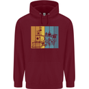 A Locomotive Trainspotter Trains Trainspotting Mens 80% Cotton Hoodie Maroon