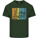 A Locomotive Trainspotter Trains Trainspotting Mens Cotton T-Shirt Tee Top Forest Green