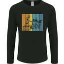 A Locomotive Trainspotter Trains Trainspotting Mens Long Sleeve T-Shirt Black