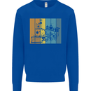 A Locomotive Trainspotter Trains Trainspotting Mens Sweatshirt Jumper Royal Blue