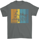 A Locomotive Trainspotter Trains Trainspotting Mens T-Shirt 100% Cotton Charcoal
