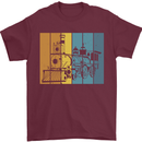 A Locomotive Trainspotter Trains Trainspotting Mens T-Shirt 100% Cotton Maroon