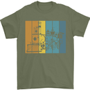 A Locomotive Trainspotter Trains Trainspotting Mens T-Shirt 100% Cotton Military Green