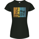 A Locomotive Trainspotter Trains Trainspotting Womens Petite Cut T-Shirt Black