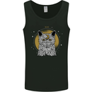 A Lunar Cat Moon Mens Vest Tank Top Black