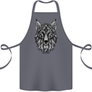 A Mandala Art Fox Tribal Cotton Apron 100% Organic Steel