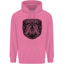 A Mandala Turtle Head Tribal Tortoise Childrens Kids Hoodie Azalea