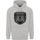 A Mandala Turtle Head Tribal Tortoise Childrens Kids Hoodie Sports Grey