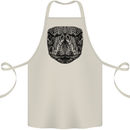 A Mandala Turtle Head Tribal Tortoise Cotton Apron 100% Organic Natural