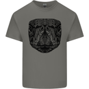 A Mandala Turtle Head Tribal Tortoise Kids T-Shirt Childrens Charcoal