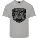 A Mandala Turtle Head Tribal Tortoise Kids T-Shirt Childrens Sports Grey
