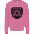 A Mandala Turtle Head Tribal Tortoise Mens Sweatshirt Jumper Azalea