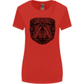 A Mandala Turtle Head Tribal Tortoise Womens Wider Cut T-Shirt Red