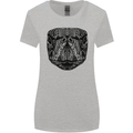 A Mandala Turtle Head Tribal Tortoise Womens Wider Cut T-Shirt Sports Grey