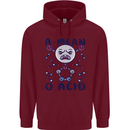 A Mean O Acid Funny Angry Biology Childrens Kids Hoodie Maroon