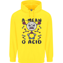 A Mean O Acid Funny Angry Biology Childrens Kids Hoodie Yellow