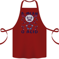 A Mean O Acid Funny Angry Biology Cotton Apron 100% Organic Maroon