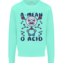 A Mean O Acid Funny Angry Biology Kids Sweatshirt Jumper Peppermint