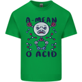 A Mean O Acid Funny Angry Biology Kids T-Shirt Childrens Irish Green