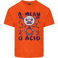 A Mean O Acid Funny Angry Biology Kids T-Shirt Childrens Orange