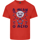 A Mean O Acid Funny Angry Biology Kids T-Shirt Childrens Red