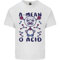 A Mean O Acid Funny Angry Biology Kids T-Shirt Childrens White