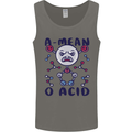 A Mean O Acid Funny Angry Biology Mens Vest Tank Top Charcoal