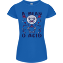 A Mean O Acid Funny Angry Biology Womens Petite Cut T-Shirt Royal Blue