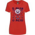 A Mean O Acid Funny Angry Biology Womens Wider Cut T-Shirt Red