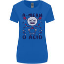 A Mean O Acid Funny Angry Biology Womens Wider Cut T-Shirt Royal Blue
