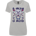 A Mean O Acid Funny Angry Biology Womens Wider Cut T-Shirt Sports Grey