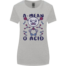 A Mean O Acid Funny Angry Biology Womens Wider Cut T-Shirt Sports Grey