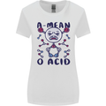 A Mean O Acid Funny Angry Biology Womens Wider Cut T-Shirt White