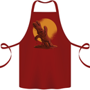 A Melting Chocolate Bunny Easter Cotton Apron 100% Organic Maroon