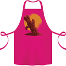 A Melting Chocolate Bunny Easter Cotton Apron 100% Organic Pink