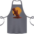 A Melting Chocolate Bunny Easter Cotton Apron 100% Organic Steel