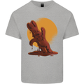 A Melting Chocolate Bunny Easter Kids T-Shirt Childrens Sports Grey