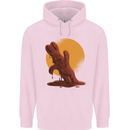 A Melting Chocolate Bunny Easter Mens 80% Cotton Hoodie Light Pink
